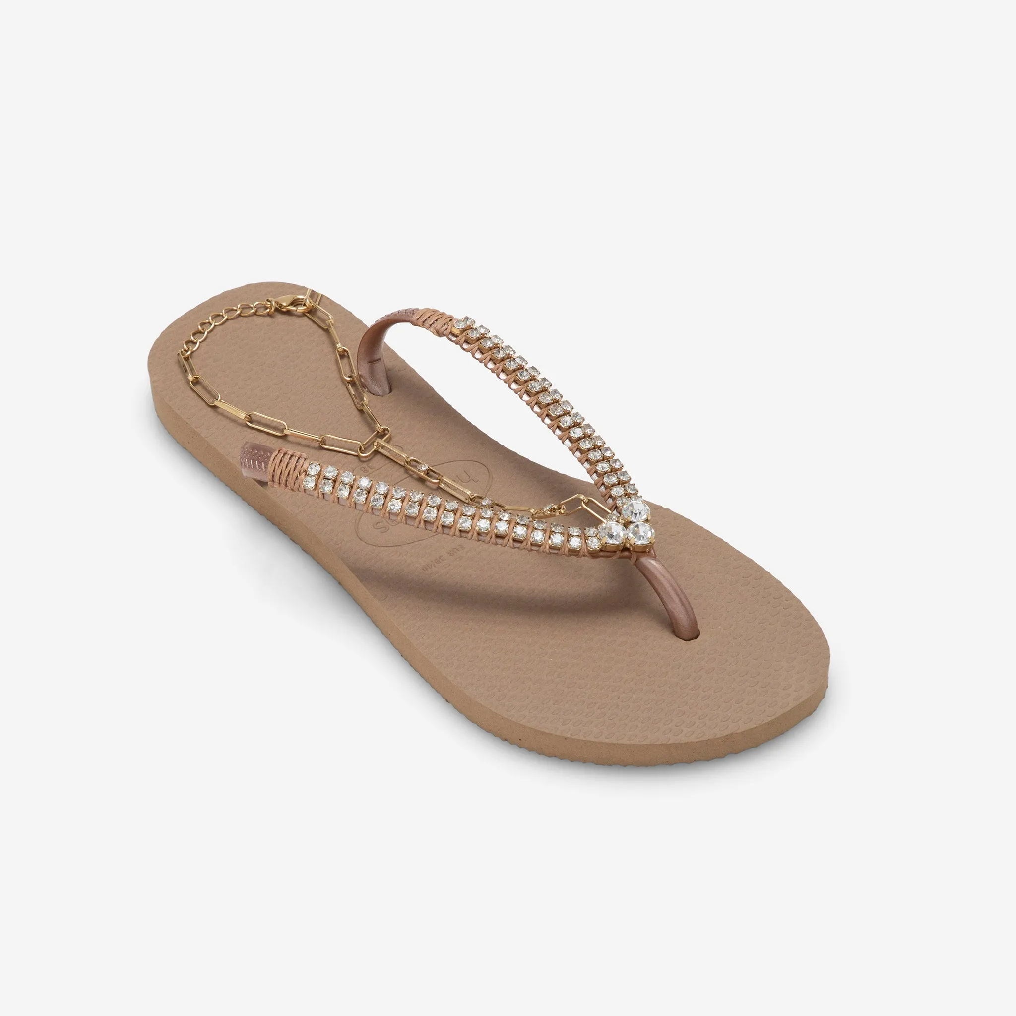 Golden Girl Flip Flops