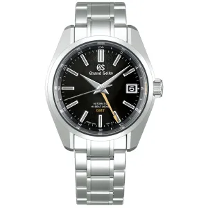 Grand Seiko Heritage Collection Dusk Mount Iwate Hi-Beat GMT 40mm Black Dial Gents Automatic Watch SBGJ265G