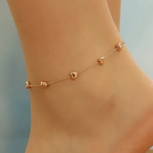 Handmade Crystal Stone Anklets Bracelets Women Barefoot Sandal Anklet