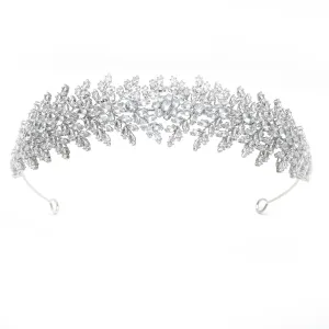 Leaves Bride handmade headband, 3A zirconia women's Headpices,Wedding Hair Accessories Jewelry
