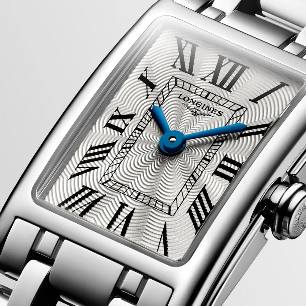 Longines DolceVita Silver Flinque Dial Ladies Quartz Watch L5.258.4.71.6