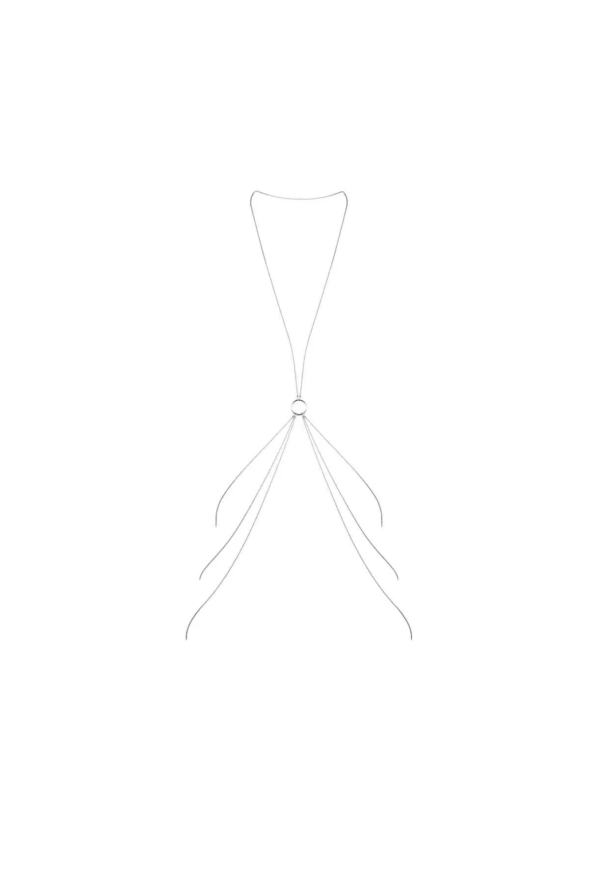 Magnifique 8 Body Chain  Silver