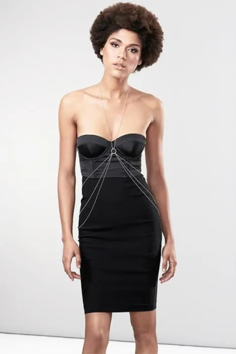 Magnifique 8 Body Chain  Silver