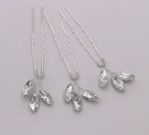 Marquise Hairpins Set of 3
