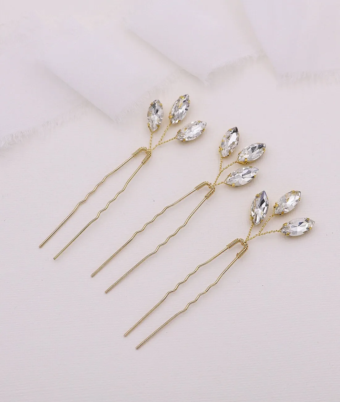 Marquise Hairpins Set of 3