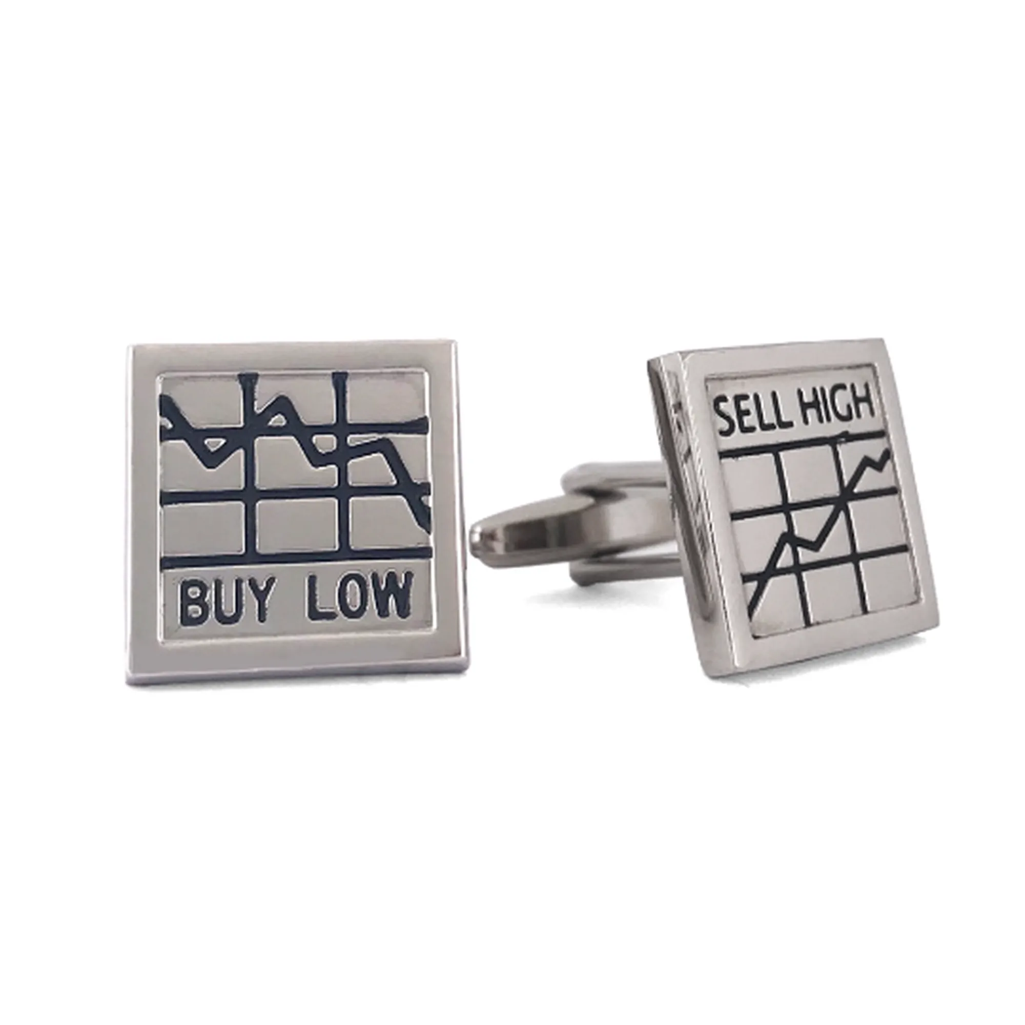 MarZthomson Buy Low and Sell High Cufflink (Online Exclusive)