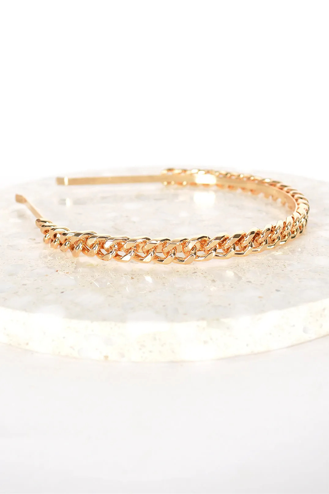 Metal Chain Detail Headband