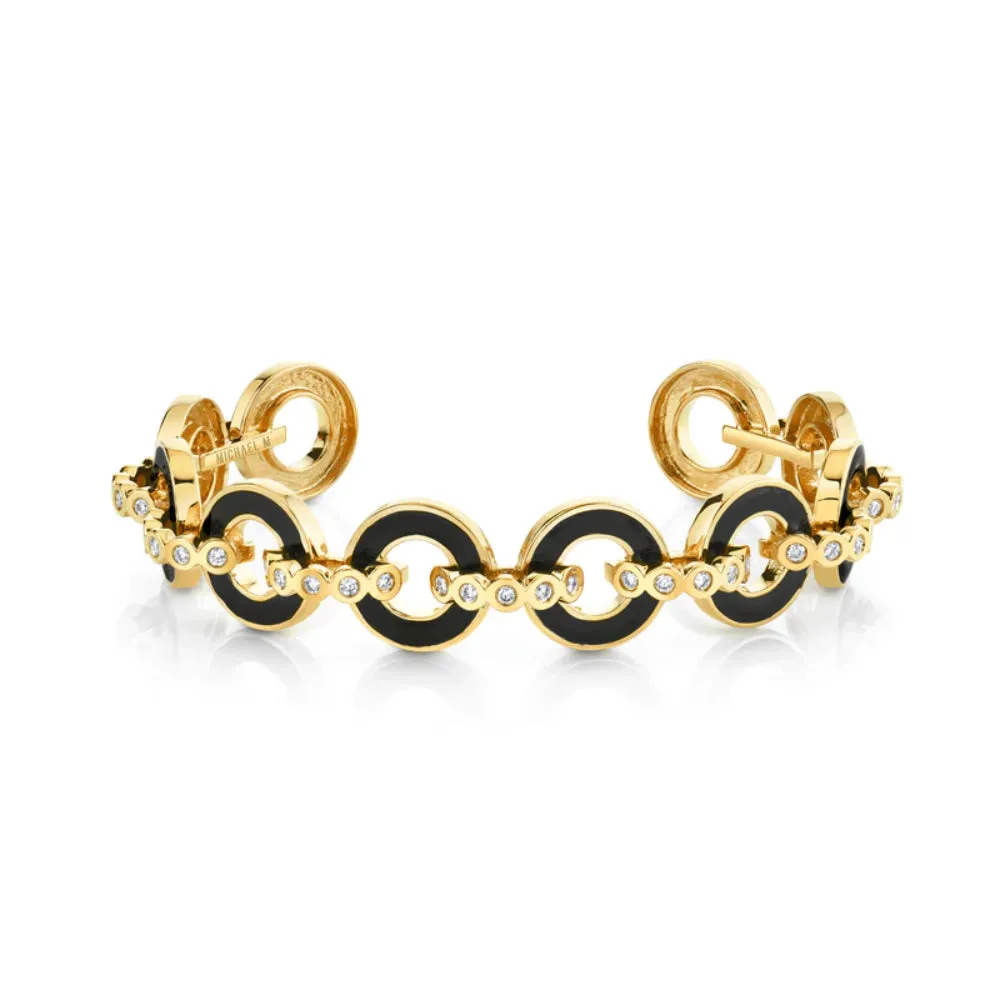 Michael M. 14k Chroma Diamond Arch Cuff