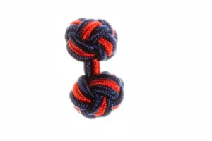 Navy Blue & Red Cuffknots