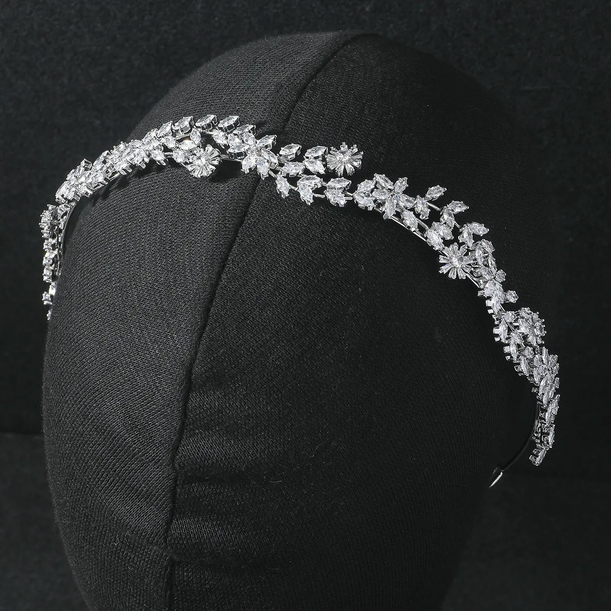 New Bride Crystals headband, 3A zirconia women's Headpices,Wedding Hair Accessories Jewelry
