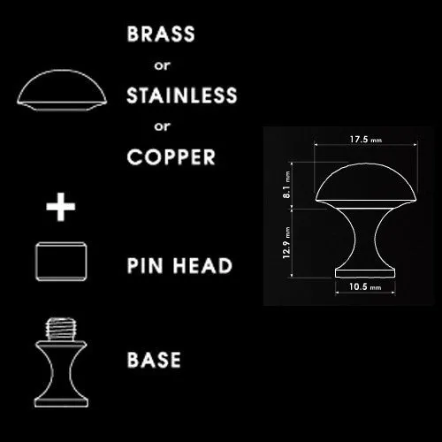 NOC 1H 1 Stainless Cufflinks