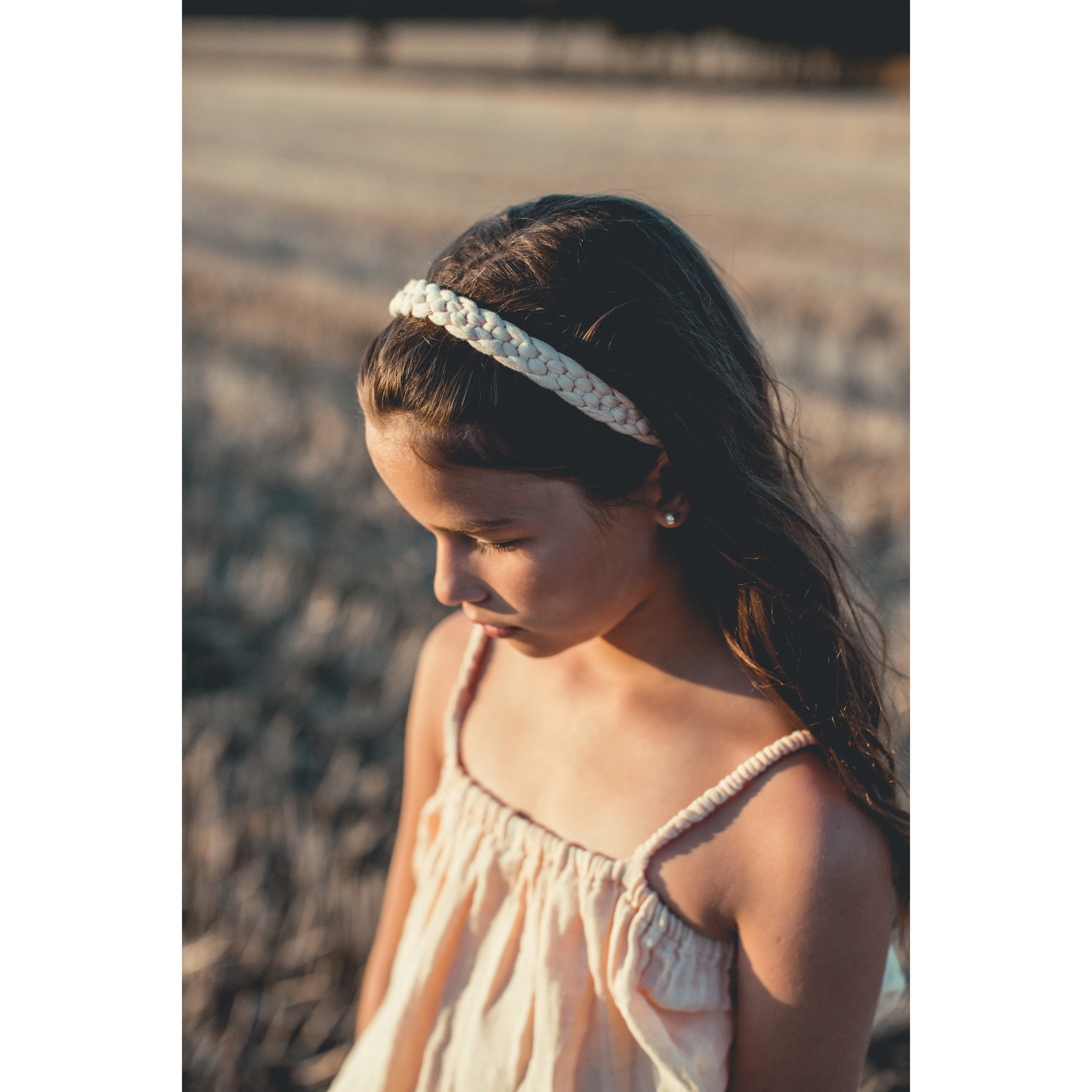 Numero 74 Wendy Braid Headband Pale Peach