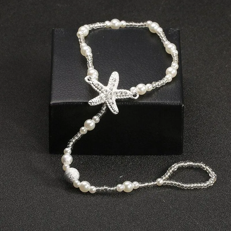 Ocean Whisper Pearl Anklet