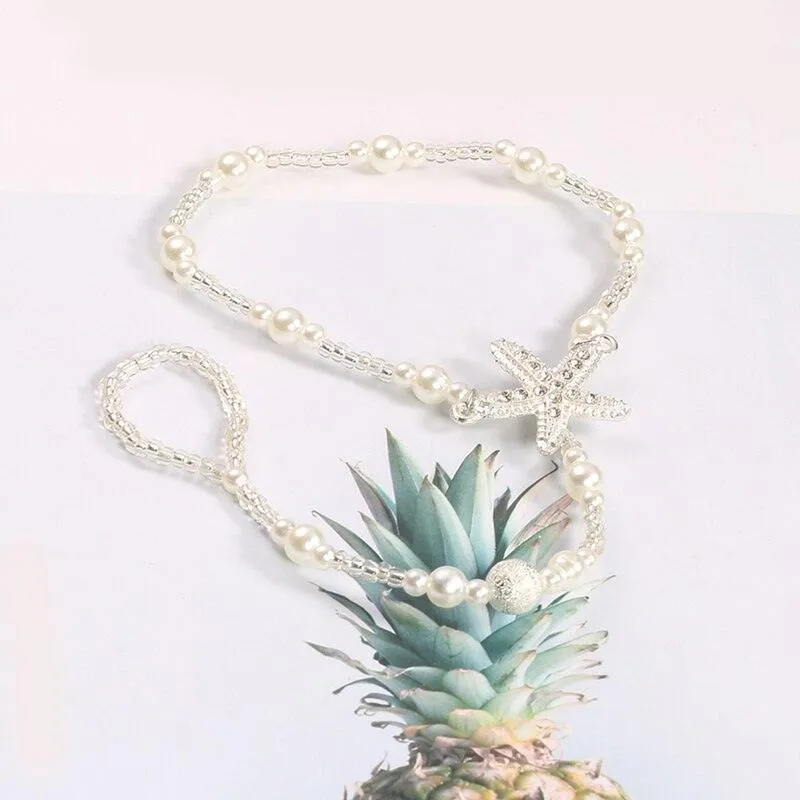 Ocean Whisper Pearl Anklet