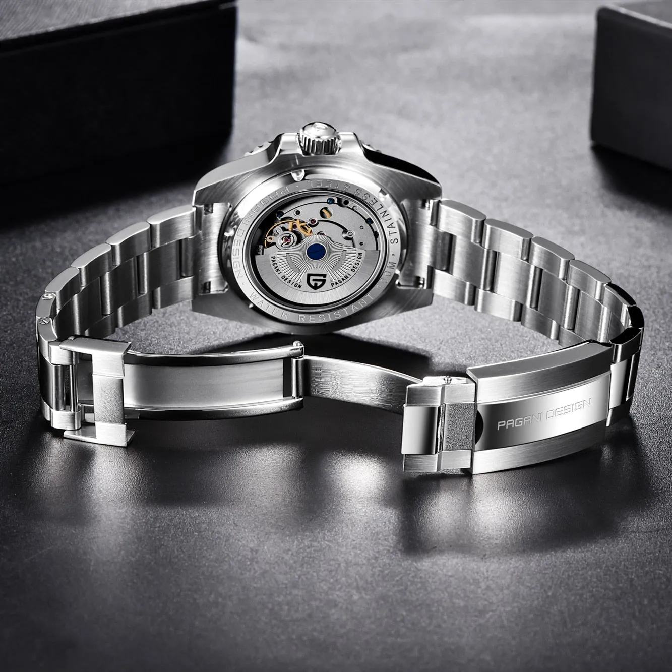 PAGANI DESIGN Sapphire Glass 40MM Ceramic GMT Mechanical Watches 100m Waterproof Classic Fashion Luxury Automatic Watch for Men