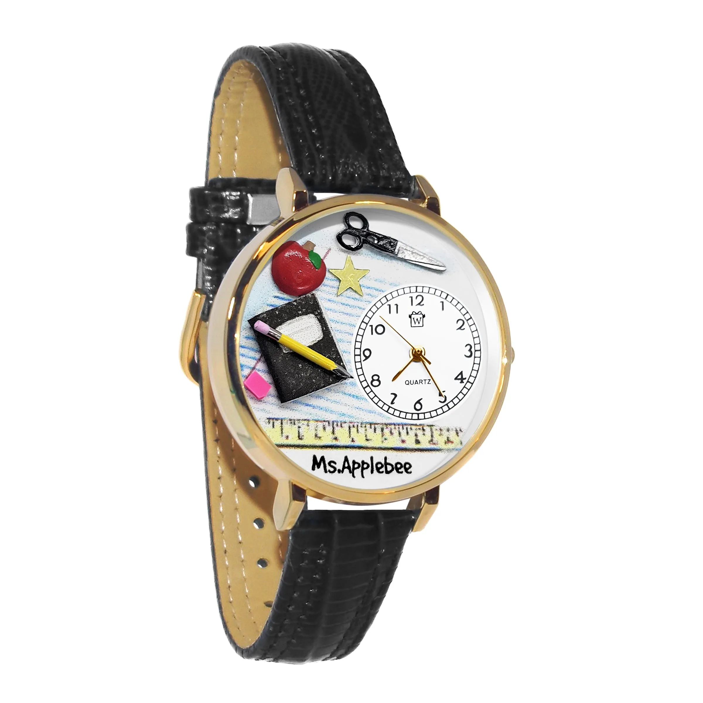 Personalized Teacher Classic 3D Watch Large Style