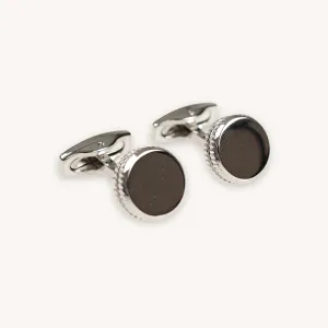 Plain Silver Cufflinks