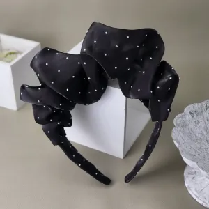 Polka Dot Ruffle Headband