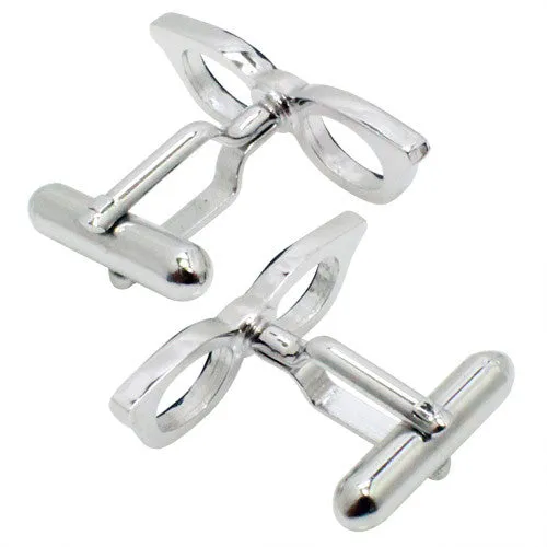 Purple Glasses Cufflinks