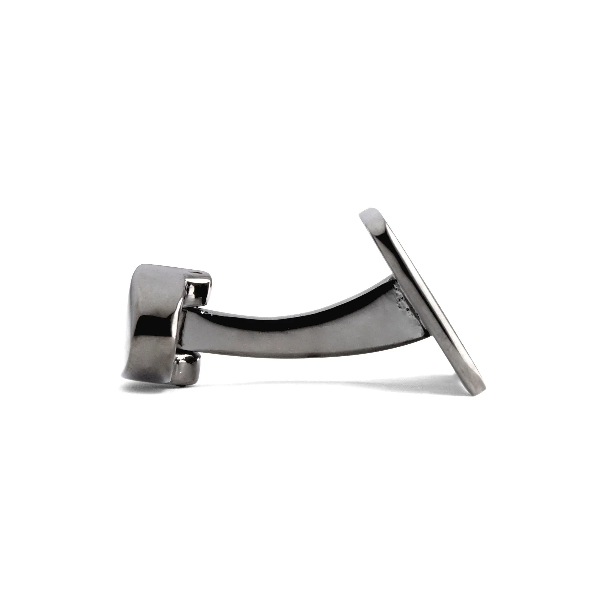 Rectangle Slim Cufflinks with Pin-stripe and Small Details (Online Exclusive)