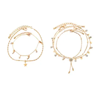Rose Gold Pendant anklet