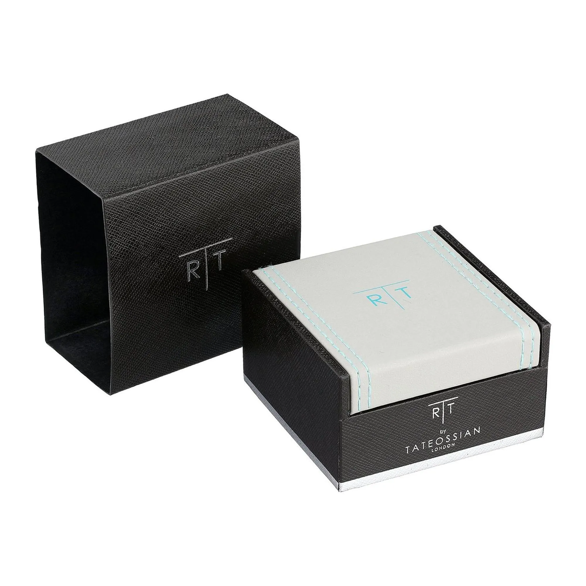 Rotondo Guilloche cufflinks with white mother of pearl in stainless steel