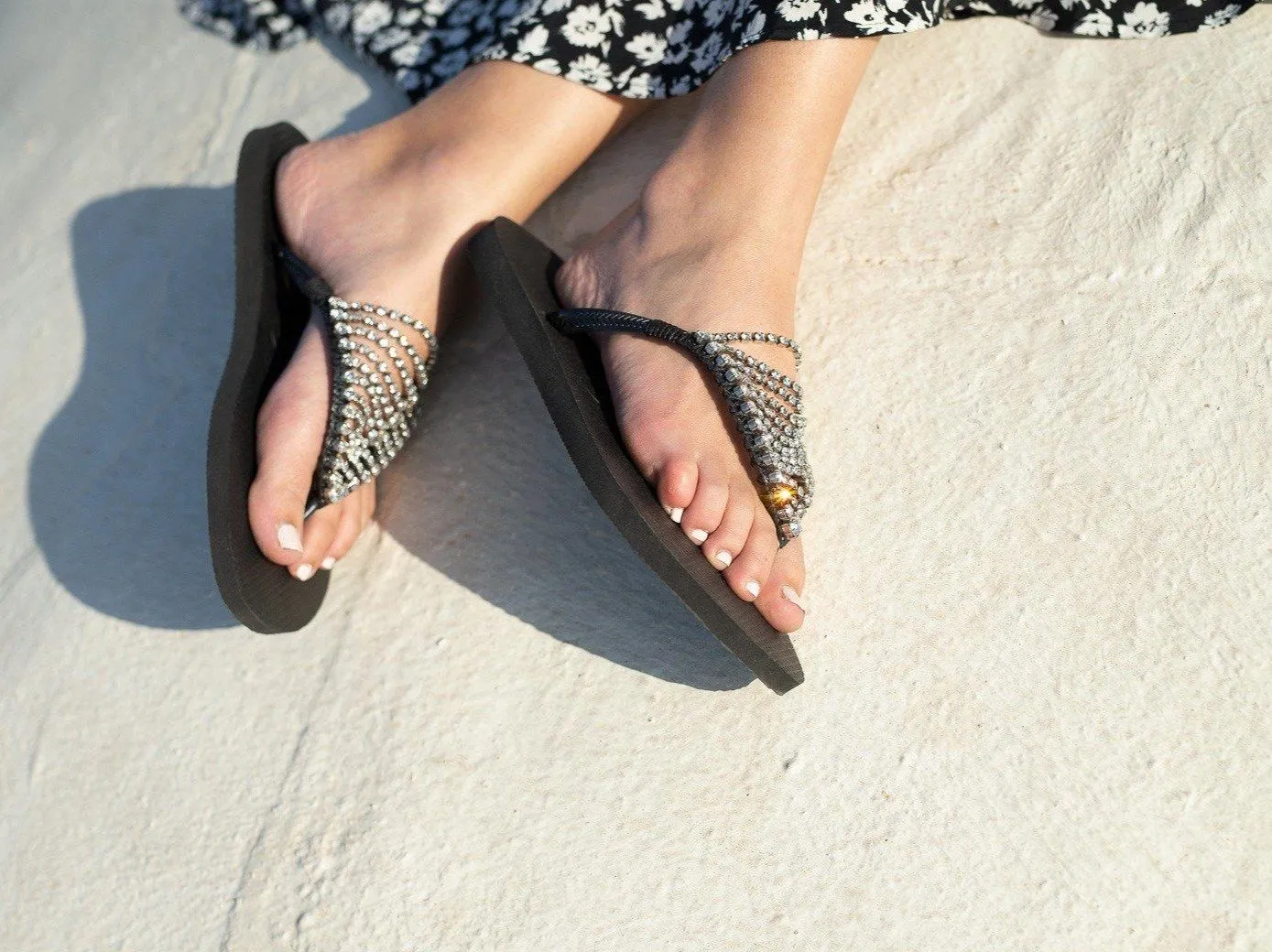 Shine On Flip Flops