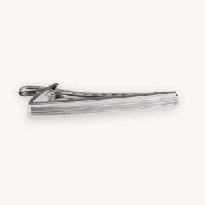 Silver Brass Tieclip