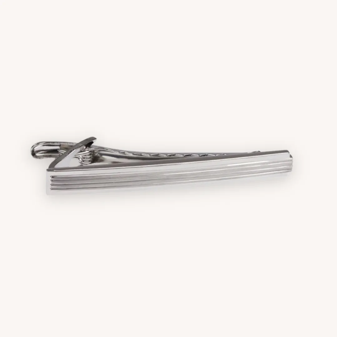 Silver Brass Tieclip