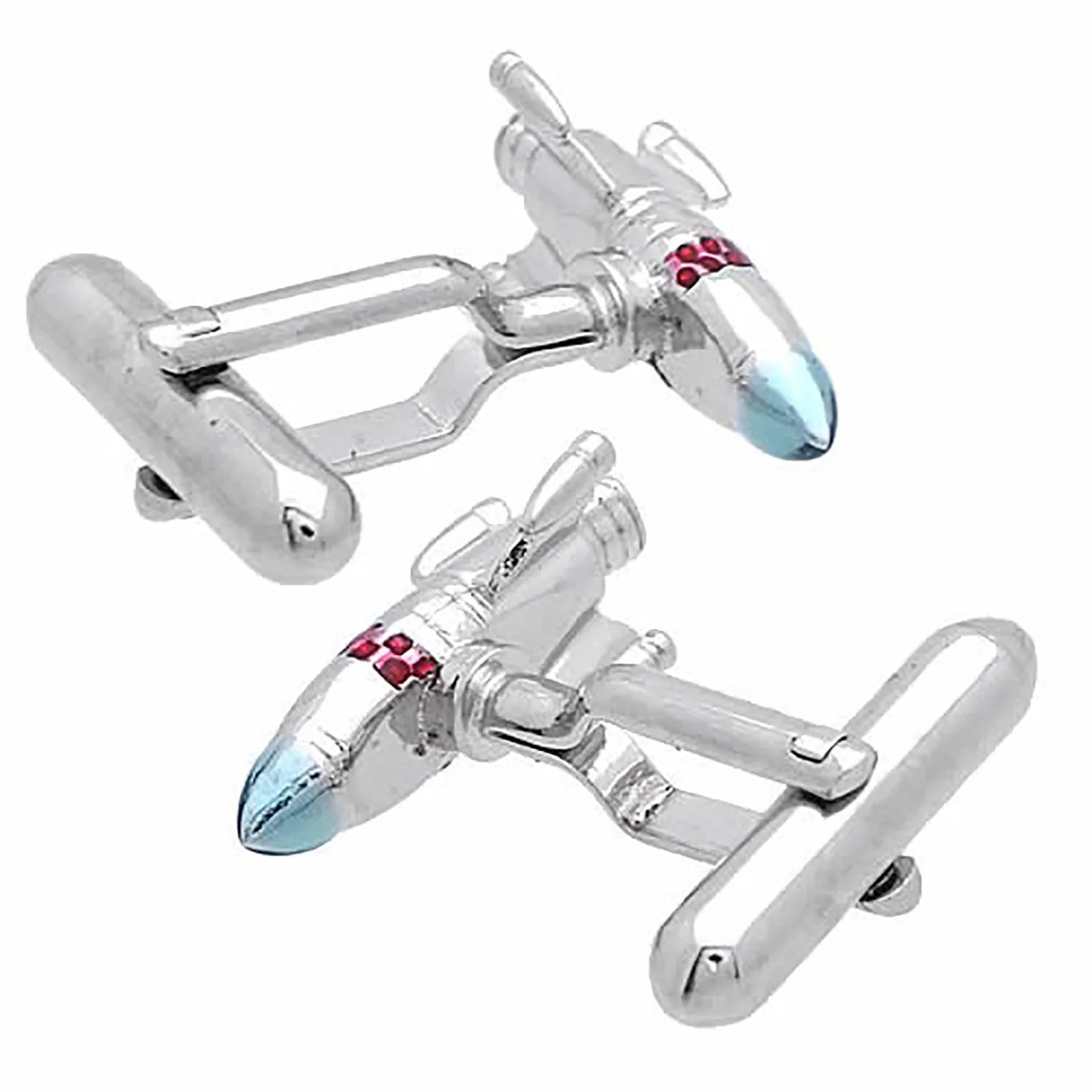 Silver Rocket Cufflinks