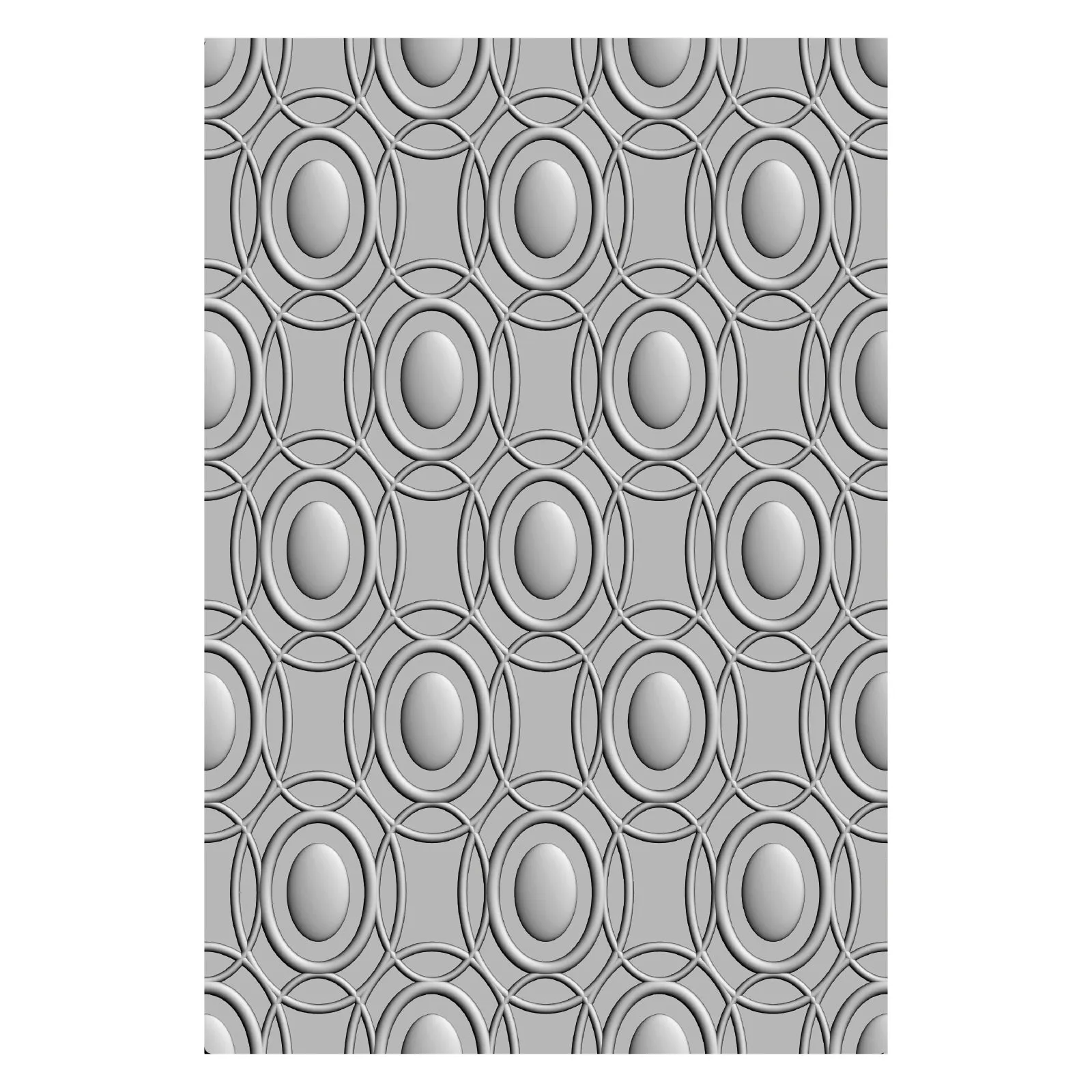 Sizzix 3-D Textured Impressions Embossing Folder - Cosmopolitan, Golden Rings by Stacey Park