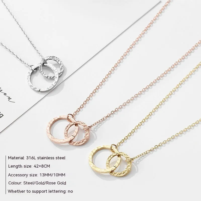Stainless Steel Dual Necklace