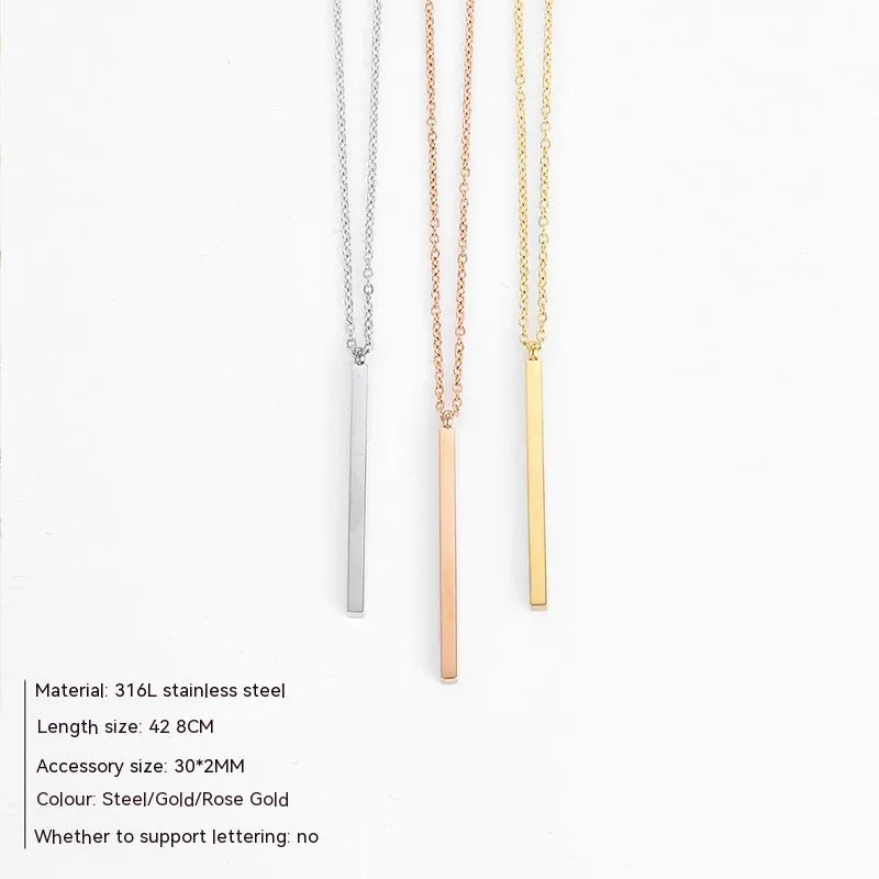 Stainless Steel Dual Necklace