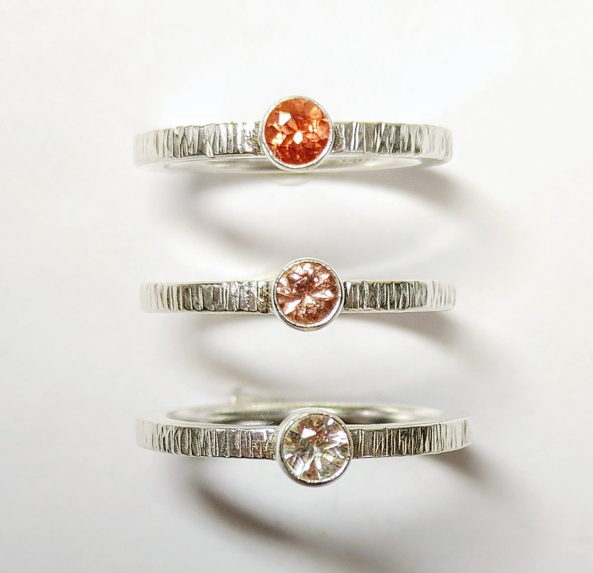 Sunstone Stacking Rings-All New Look!