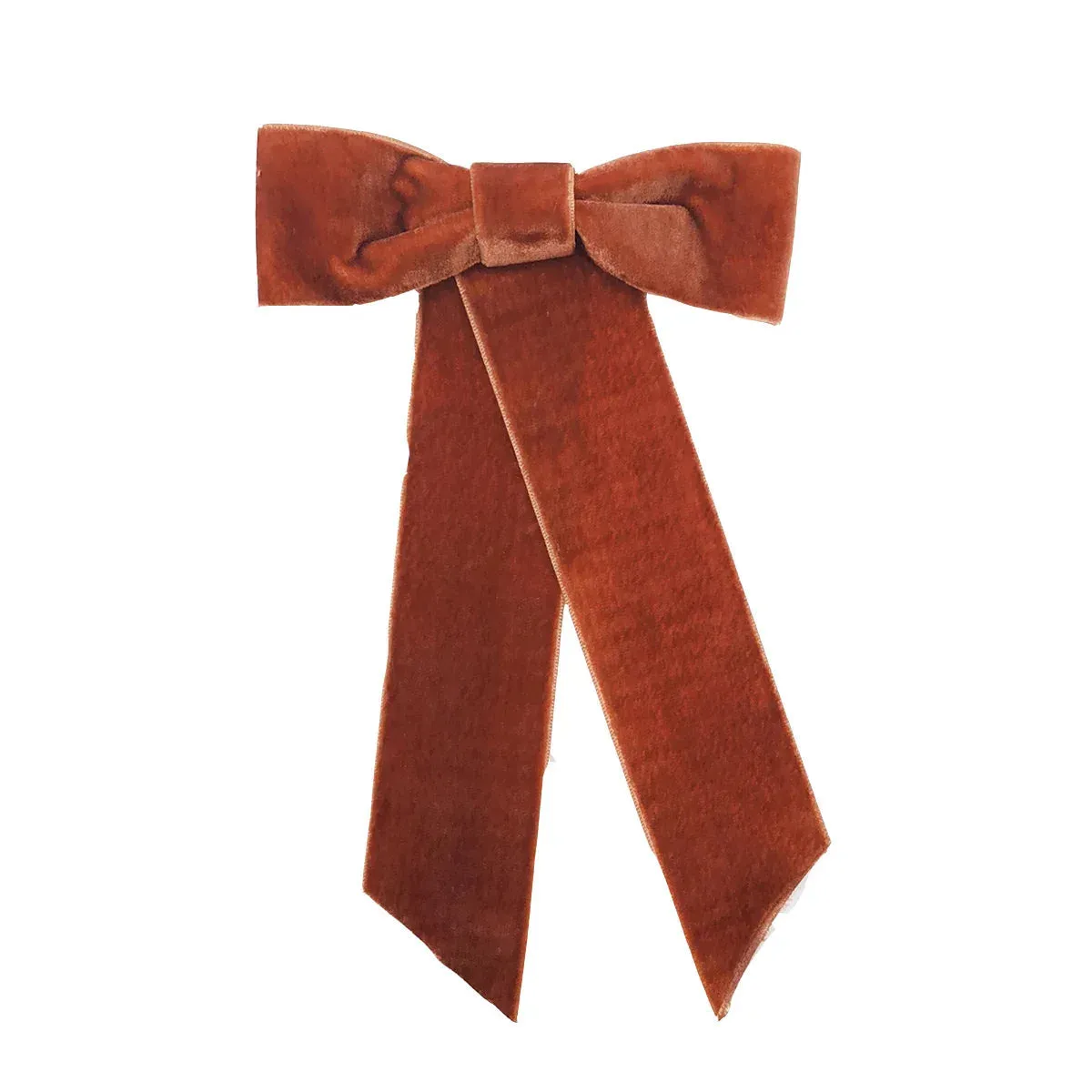 Velvet Ribbon Top Clip - Christmas Hair Accessory for Women