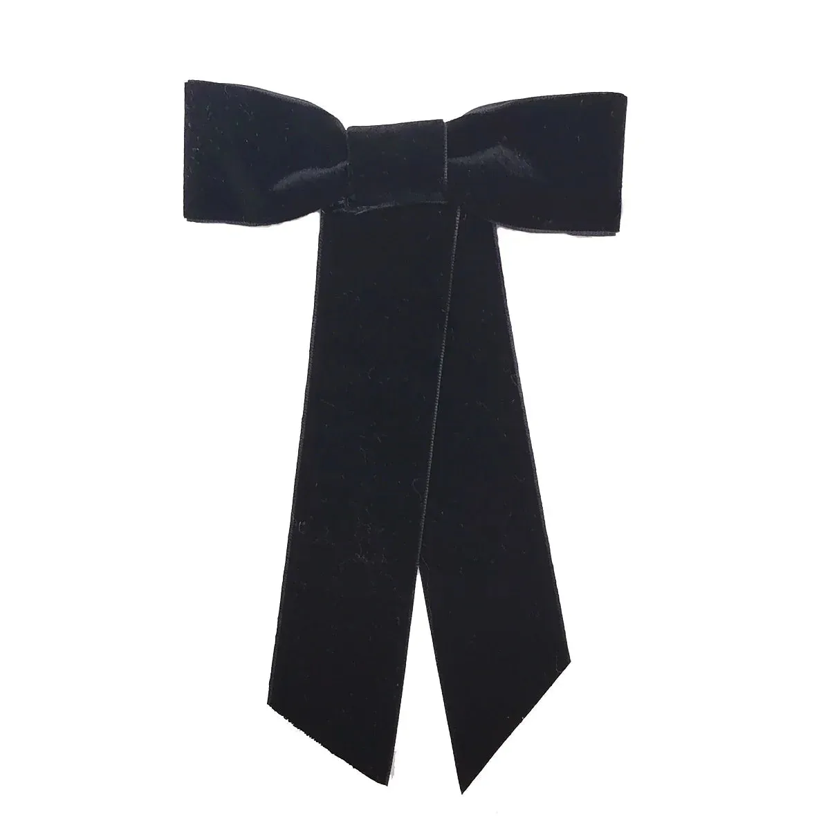 Velvet Ribbon Top Clip - Christmas Hair Accessory for Women