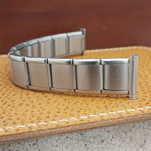 Vintage 19mm 18mm HC 55 Swiss Stainless Steel Stretch Classic 1960s Watch Band