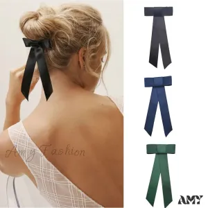 Vintage Fashion Ribbon Top Clip Christmas Hair Accessory